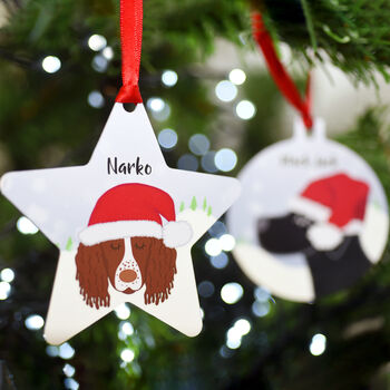 Personalised Dog Christmas Winter Decoration, 11 of 12