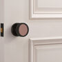 Pair Of Interior Door Knobs | Solid Brass | Black | Spring Loaded, thumbnail 8 of 8