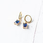 Blue Glass Earrings, thumbnail 2 of 11