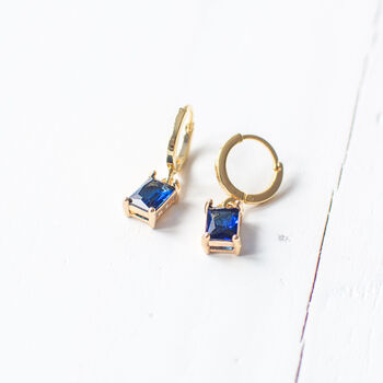 Blue Glass Earrings, 2 of 11