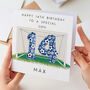 Personalised 14th Birthday Football Card, thumbnail 2 of 3