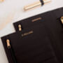 Personalised Vegan Leather A5 Ring Binder Organiser | Black, thumbnail 5 of 6