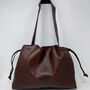 Handmade Leather Slouch Shoulder Bag, thumbnail 3 of 7