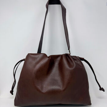 Handmade Leather Slouch Shoulder Bag, 3 of 7