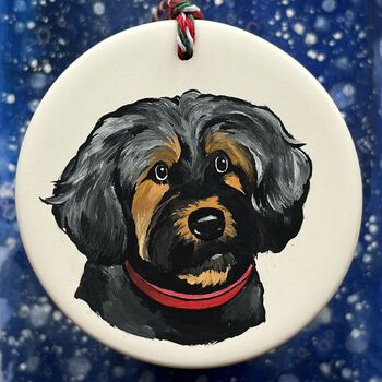 Custom Christmas Bauble Decoration Of Your Pet, 10 of 11