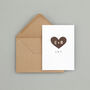 Leather Heart Anniversary Card, thumbnail 3 of 5