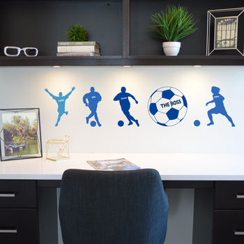 Personalised Football Wall Sticker, 2 of 5