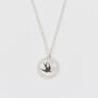 Silver Swallow Spirit Guide Pendant Necklace, thumbnail 1 of 8