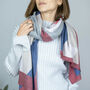 Cashmere Blend Geometric Triangle Scarf, thumbnail 9 of 12