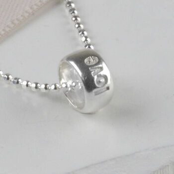 Sterling Silver Word Charms To Add To A Necklace, 2 of 3