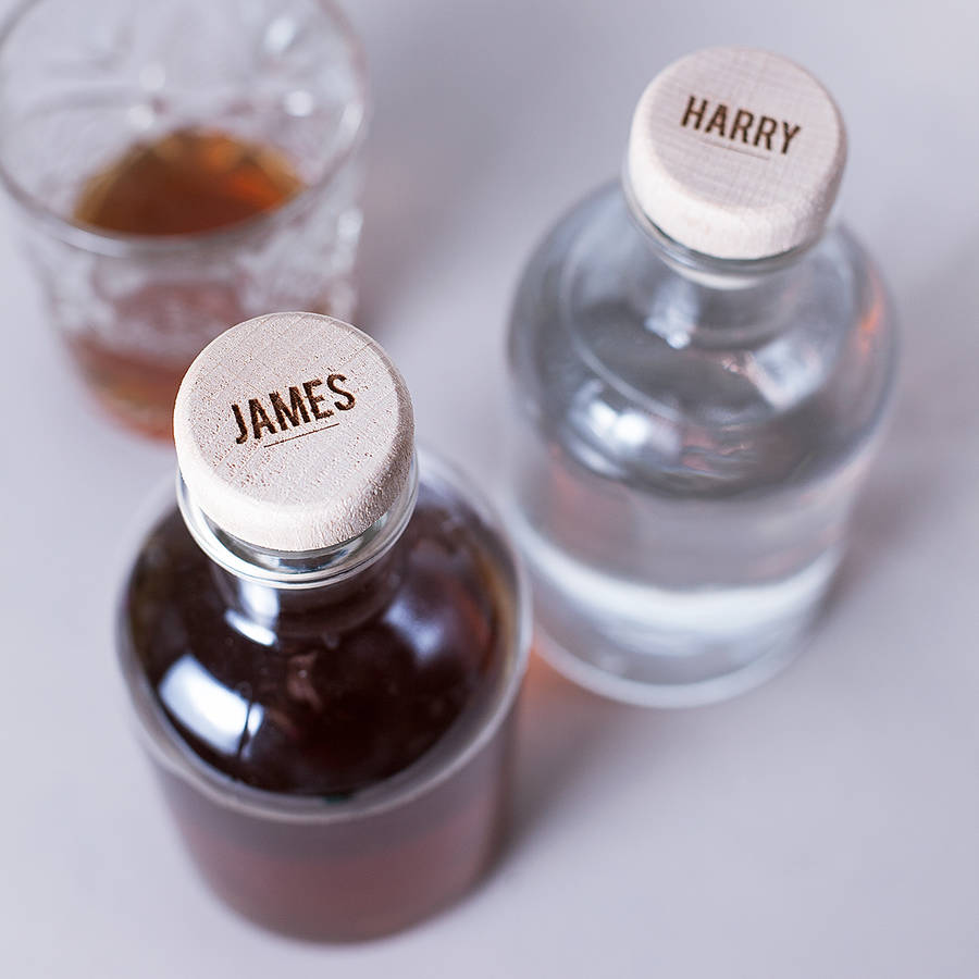 Personalised Name Drink Decanter By Clouds and Currents