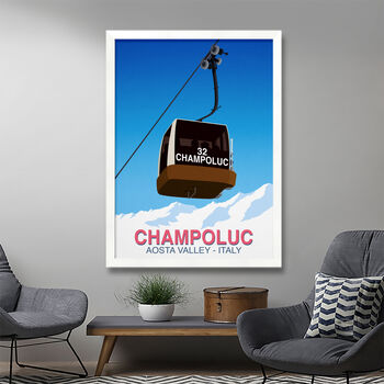 Champoluc Ski Resort Poster, 2 of 6