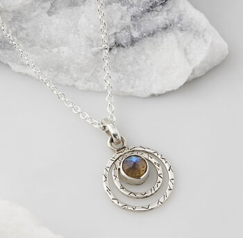 Infinity Protection Labradorite Necklace, 2 of 10