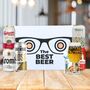 Premium Craft Beer Gift Set With Glass And Snack Five Cans, thumbnail 1 of 5