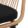 Outdoor Wicker Rattan Chair Patio Furniture Set, thumbnail 10 of 12