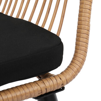 Outdoor Wicker Rattan Chair Patio Furniture Set, 10 of 12
