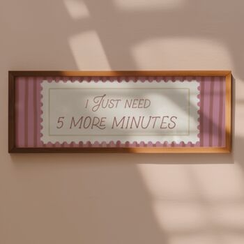 Five More Minutes | Bedroom Print, 2 of 2