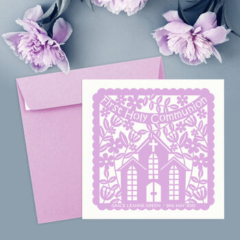 Personalised First Holy Communion Card, 6 of 6