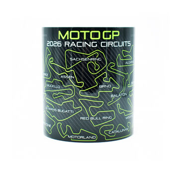 Moto 2026 Gp Racing Circuits Mug Neon Green Edition, 4 of 6