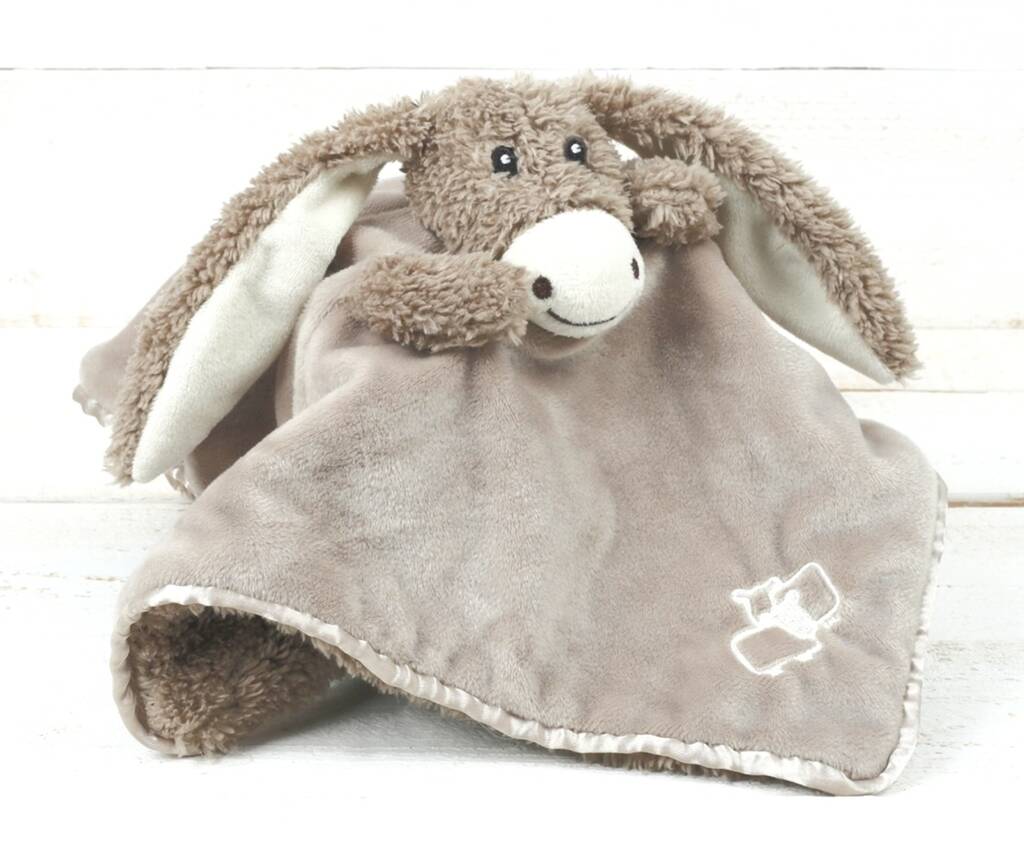 Donkey Finger Puppet Soother, Personalised, 1 of 5