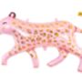 Pink Leopard Foil Birthday Balloon, thumbnail 2 of 4