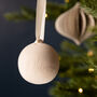 Personalised New Baby Etched Ceramic Bauble, thumbnail 3 of 5