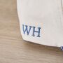 Personalised Ecru And Blue Cool Father's Day Cap, thumbnail 4 of 5