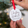 Christmas Wishes Personalised Decoration, thumbnail 1 of 4