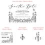 Garden Wedding Save The Date Stamp, thumbnail 5 of 6