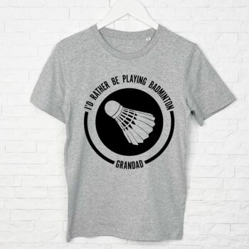 Men's Personalised Badminton T Shirt, 2 of 3