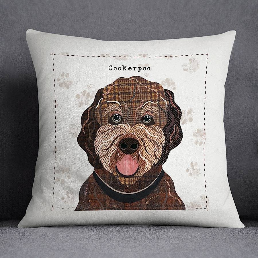 dog design cushions