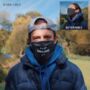 'Keep Smiling' Reusable Unisex Face Mask, thumbnail 4 of 5