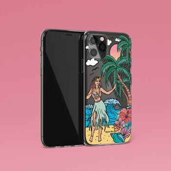 Hula Girl Hawaiian Phone Case For iPhone, 4 of 10