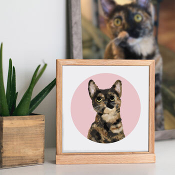 Personalised Dog Cat Pet Custom Portrait, Print/Digital, 3 of 8