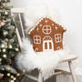 Gingerbread House Cushion Crochet Kit, thumbnail 2 of 9