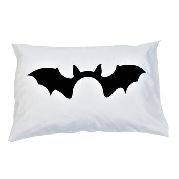 Halloween Bat Children's Pillow Case, 2 of 3
