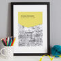 Personalised Coventry Graduation Gift Print, thumbnail 4 of 9