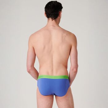 Men's 'Fresh Citrus' Three Pack Cotton Briefs, 4 of 10