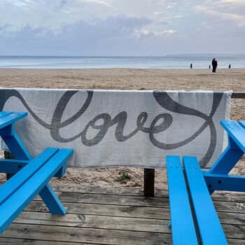 Personalised Valentines Gift Throw Towel For Her, 4 of 10