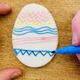 Design/Colour In Easter Egg Biscuit Letterbox Gift Set, thumbnail 3 of 9