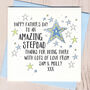 Personalised Father's Day Stepdad Card, thumbnail 1 of 1