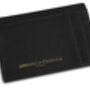 Black Grain Leather Card Holder With Rfid Protection, thumbnail 2 of 5