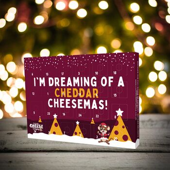Xmas Advent Calendar With Cheese, Chutney, And Biscuits, 4 of 5