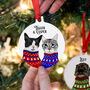 Personalised Pet Portrait Christmas Hanging Decoration, thumbnail 8 of 9