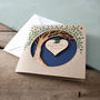 Wooden Hanging Heart Tree Keepsake Card, thumbnail 3 of 3