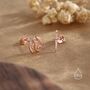 Mismatched Dragon And Sword Stud Earrings In Sterling Silver, thumbnail 4 of 12