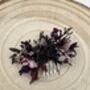 Black, Pink And Burgundy Gothic Flower Hair Comb, thumbnail 5 of 5