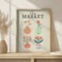 Flower Market Art Print, Home Decor, Botanical Print, thumbnail 3 of 4