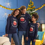 Personalised Pudding Family Child Christmas Jumper, thumbnail 3 of 6