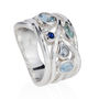 Sterling Silver Gemstone Ring Liana, thumbnail 2 of 4